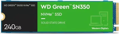 Produktbild von WD Green Solid State-Laufwerk - M.2 2280 Intern - 960 GB - PCI Express NVMe (PCI Express NVMe 3.0 x4) - Desktop-PC Unterstütztes Gerät - 80 TB TBW - 2400 MB/s Maximale Lesegeschwindigkeit