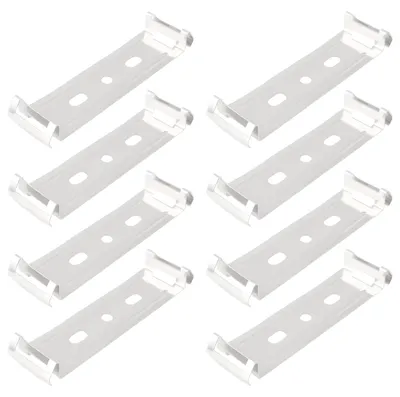 LED-Batten-Montageclips 74x20x9mm, 8 Stück