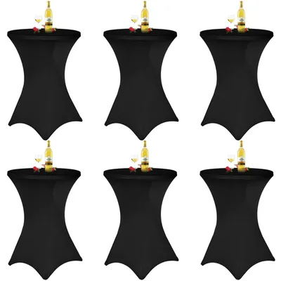 Imagen del producto de Juego de 6 fundas para mesa de pie, color , para mesas de diámetro de 70-75 cm