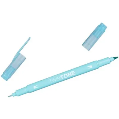 Produktbild von Doppelfasermaler TwinTone Rund- und Finelinerspitze aqua