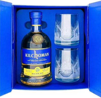 Produktbild von Kilchoman Machir Bay + 2 Gläser in  Box 700ml 46% Vol.