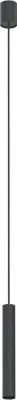 Produktbild von Hängelampe Metall rund Ø 4 cm H: max. 130 cm Schwarz GU10 Modern