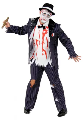 Produktbild von Zombie Gangster Kostüm, Größe:XXL