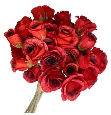 Produktbild von Künstliche Blumen, ein Strauß Rosen, Rosen, Zweige