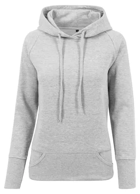 Obrázok produktu pre Build Your Brand - Dámska mikina s kapucňou, vrecko na rukáve LT3061 (XL) (sivá)
