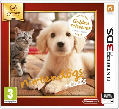 Produktbild von Nintendo Nintendogs + Cats: Golden Retriever, Nintendo 3DS, Physische Medien, Lebensstil, Nintendo, 25/03/2011, PG (Elterlische Anleitung)