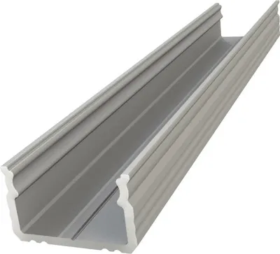 Zdjęcie produktu dla Profil aluminiowy AL12 9x16 mm, anodowany na kolor srebrny, 100 cm