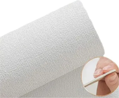 Produktbild von Wärmedämmtapete 10 M, Selbstklebend, Leinenoptik, Wasserabweisend, Für Wohnzimmer Und Schlafzimmer