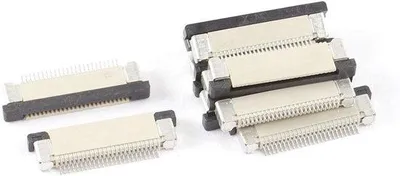 Obrázek produktu pro 24pólový konektor FFC s roztečí 0,5 mm – zásuvka Lint (balení po 10 kusech)