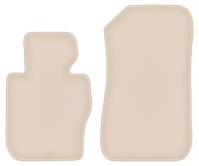 Produktbild von DURBAN Beige Velours-Fußmatten vorne für BMW 3 E91 xDrive Kombi, Touring (2004-2011)