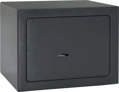 Produktbild von Möbel Safe Box mit Schlüsselverschluss Dunkelgrau 17x23x17 cm Stahl - Tresore 42011313