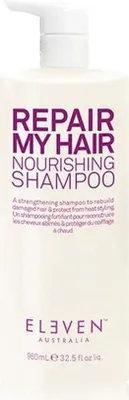 Produktbild von Eleven Australia Repair My Hair Nourishing Shampoo Pflegeshampoo für sehr trockenes und geschädigtes Haar 960 ml
