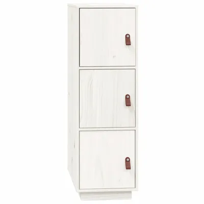 Obrázok produktu pre vidaXL Vysoká doska biela 34x40x108,5 cm Borovicový masív