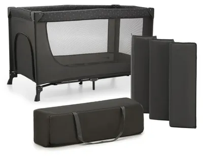 Immagine prodotto di Kinderkraft, lettino da campeggio Joy, colore grigio chiaro