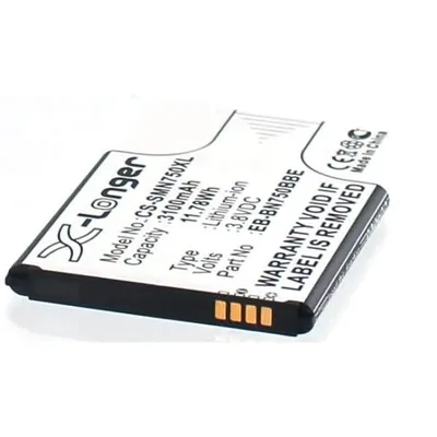 Produktbild von Akku für Samsung Galaxy Note 3 Mini Li-Ion 3,8 Volt 3100 mAh schwarz.