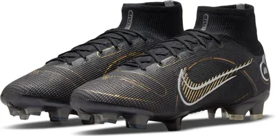 Produktbild von Nike Mercurial Superfly 8 Elite FG BLACK/METALLIC GOLD-METALLIC S 44