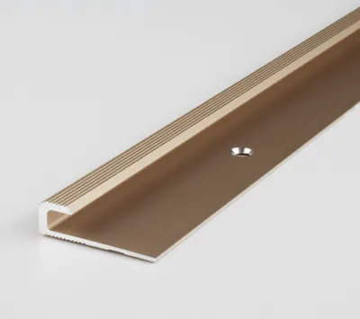 Produktbild von PROVISTON | Einfass- & Abschlussprofil | Aluminium | 30 x 5 x 1000 mm | Bronze Hell | Einschubprofil | Abschlussleiste | Bodenprofil