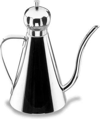 Produktbild von Große Stahlwasserkanne mit Deckel, 1 Liter