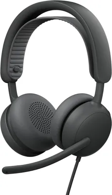 Produktbild von Logitech Zone Wired 2 Headset mit adaptiver Hybrid-ANC, Geräuschunterdrückung, 40mm Treiber, USB-C mit USB-A Adapter, KI-Mikrofone, Büro & Homeoffice