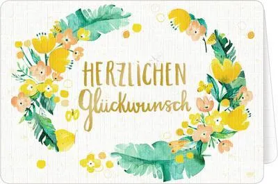 Produktbild von Grußkarten mit Kuvert - All about yellow