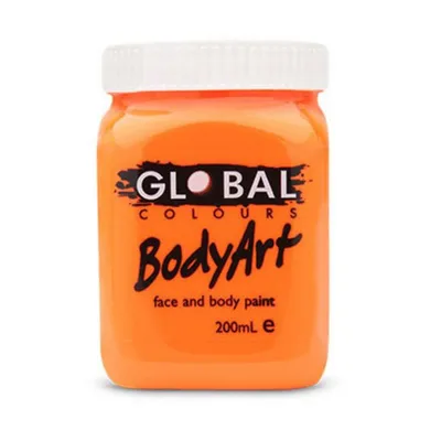 Produktbild von Globale Flüssigfarben Neonorange 200 ml