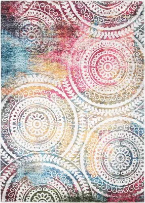 Produktbild von Mazovia Dywan Nowoczesny Abstrakcyjny - Salon, Sypialnia, Jadalnia, Biuro - Niskie Runo - Prostokąt - Antypoślizgowy Pranie w Pralce - 200x300 cm