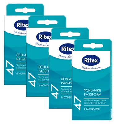 Produktbild von 32x Ritex 47 Kondome schmale Passform - kleine Größe