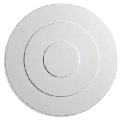 Produktbild von Decosa Rosette Annabelle, weiß, Ø 32 cm - 8 Stück
