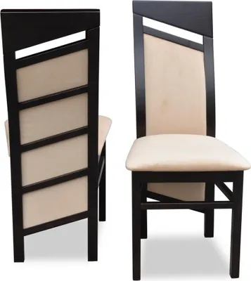 Produktbild von Designer Holz Textil Polster Stühle Gastro Esszimmer Stoff Set 4x Sessel Stuhl