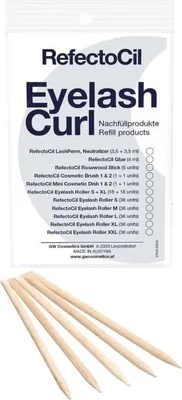 Produktbild von RefectoCil Eyelash Curl Refill Rosewood Sticks
