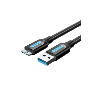 Produktbild von Vention COPBD, 0,5 m, USB A, Micro-USB B, USB 2.0, Schwarz