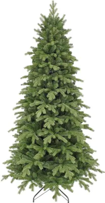 Productafbeelding van Triumph Tree Sherwood, kunstkerstboom, smal model, artikelnummer 387697. Kenmerken: kleur groen, hoogte 215 cm, diameter 119 cm