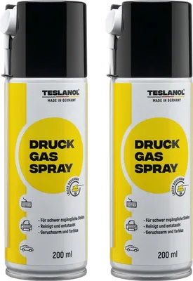 Produktbild von TESLANOL Druckluftspray 26002, 200 ml, 2 Stück