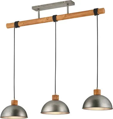 Zdjęcie produktu dla Żyrandol DELHI srebrny Trio 303400367