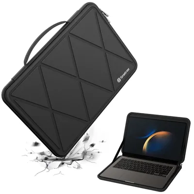 Image de Solidchoice - Étui de protection rigide en EVA pour ordinateurs portables de 16 pouces
