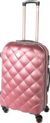 Produktbild von Reisekoffer Hartschalenkoffer Koffer Abu Dhabi Größe M Rose Aufgabegepäck 67x44x26cm