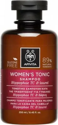 Imagen del producto de Apivita Tonic, champú fortalecedor para mujeres, que ayuda a prevenir la caída del cabello, 250 ml