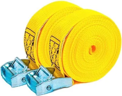 Produktbild von Famanu Spanbänder 4 m mit Edelstahlverschluss - Tragkraft 500 kg