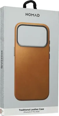Obrázek produktu pro Nomad Traditional Leather Case, english tan - iPhone 17 Pro