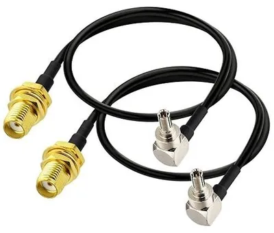 Zdjęcie produktu dla Kabel adapter antenowy CRC9 sma RG174 do modemu 4G lte 15 cm 2 szt.