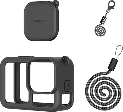 Immagine prodotto di INF Custodia protettiva in silicone nero per GoPro Hero 13, accessori