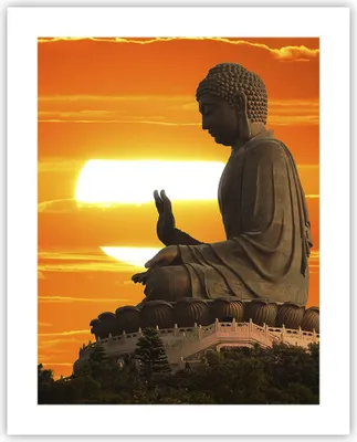 Produktbild von Poster - Poster ohne Rahmen - tempel buddha - 40x50 cm - Wand Bild - Wanddeko - Wandbilder - Kunstposter - Wandposter - Bilder - Kunstdruck - Wanddekoration - Wandbild - P2XPA40x50-3532