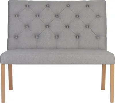 Zdjęcie produktu dla Casa Padrino Luksusowa ławka Chesterfield z oparciem 107 x 66 x wys. 96 cm - Różne kolory - Meble Chesterfield