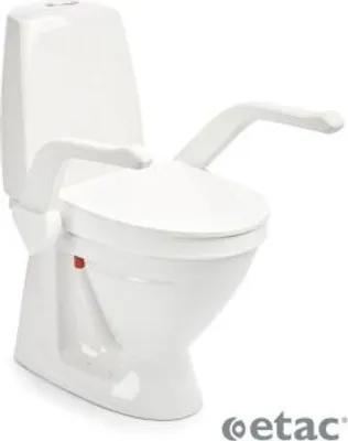 Produktbild von Etac - Toilettensitzerhöhung mit Armlehnen WC-Erhöhung Toilettenaufsatz My-Loo 2cm