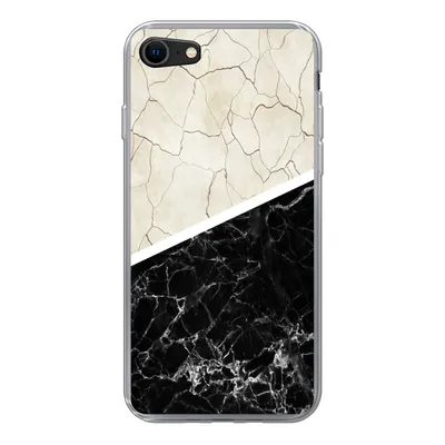 Produktbild von MuchoWow® Handyhülle Schutzhülle Hülle für iPhone SE 2022 Marmor - Muster - Luxus Silikon Softcase Handy Hülle - Schutzhülle