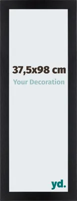 Produktbild von Bilderrahmen, 37.5x98 cm, Schwarz Matt, MDF, Mura