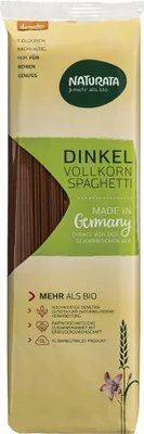 Produktbild von Naturata Dinkel Spaghetti, Vollkorn, demeter 500g