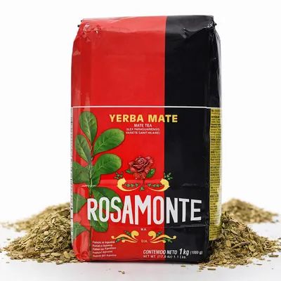 Produktbild von Rosamonte - Mate Tee aus Argentinien 1kg Beutel - 5 Beutel