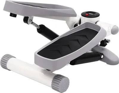 Obrázek produktu pro Stepper – hydraulický mini stepper – s odporovými pásky – LED displej – protiskluzová podložka – kompaktní – pro kardio trénink