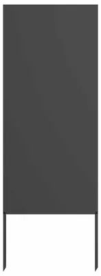 Obrázek produktu pro vidaXL Zahradní zástěna černá 50 x 140 cm